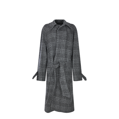 Grey One Layer Coat - Image 1