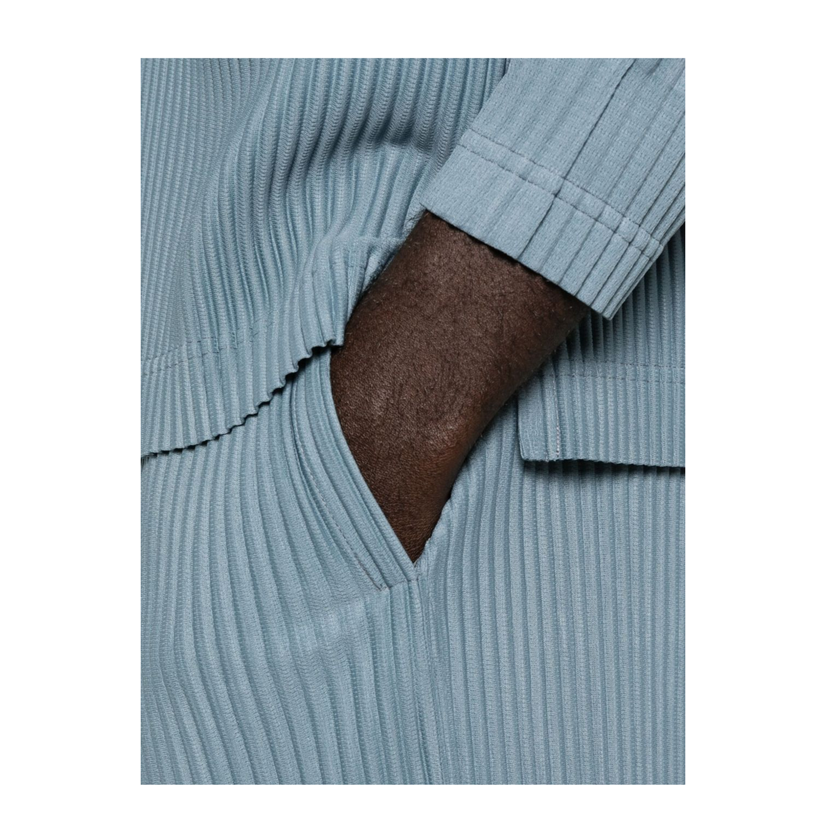 Pleated Design Cropped Pants - Image 2