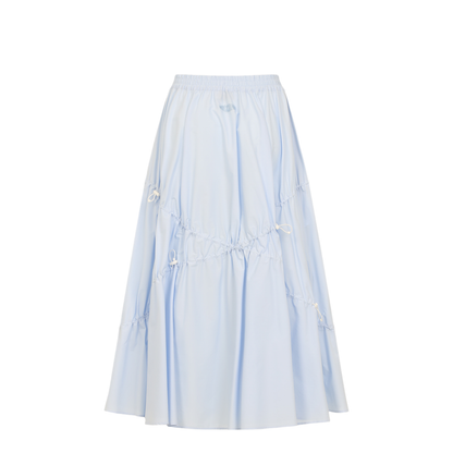 Cotton Midi Skirt - Image 4