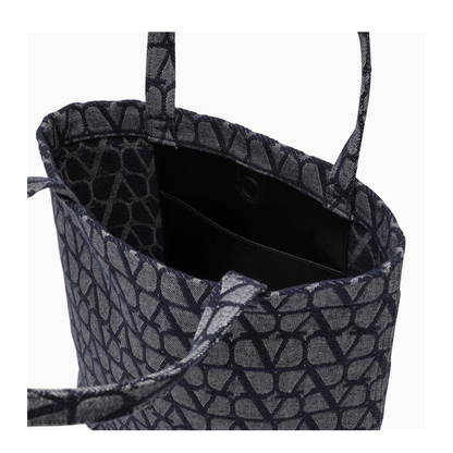 Blue Cotton Tote Bag - Image 5