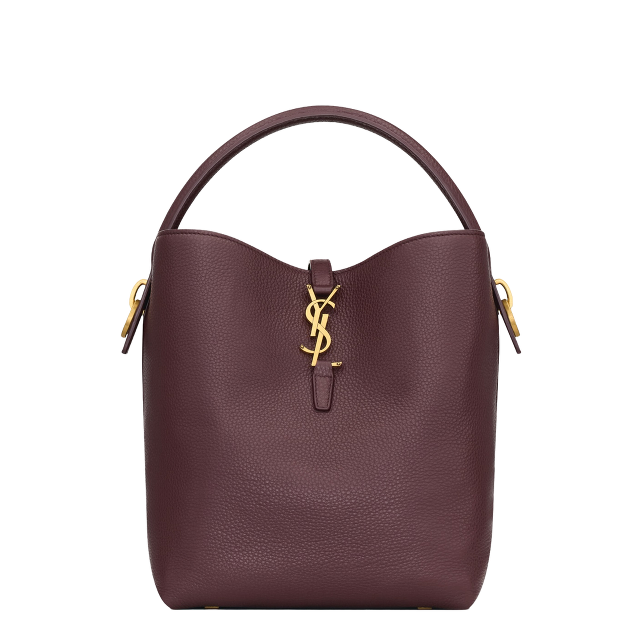 LE 37 Calf Leather Bucket Bag - Bordeaux - Image 1