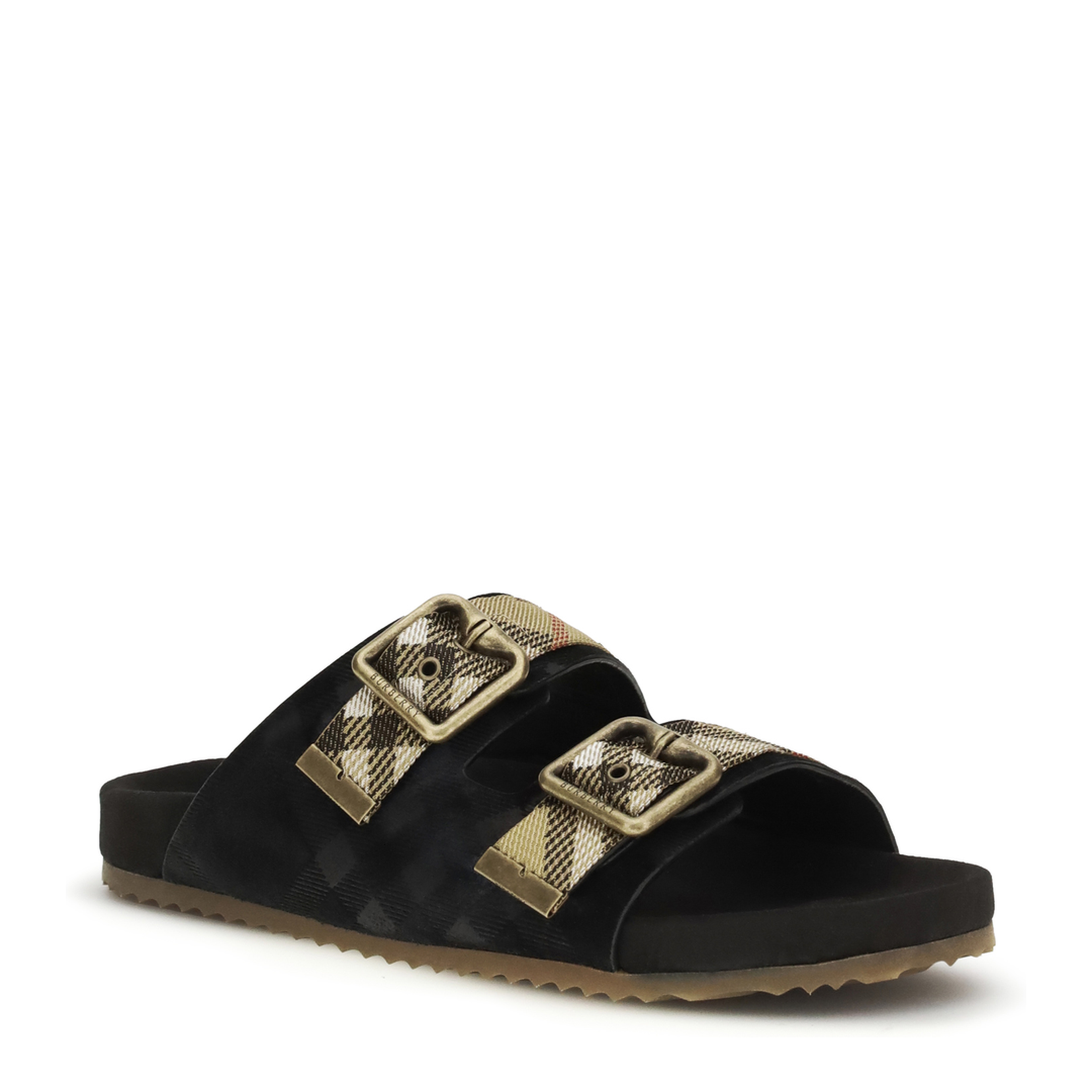 Urchin Suede Check Sandals - Image 2
