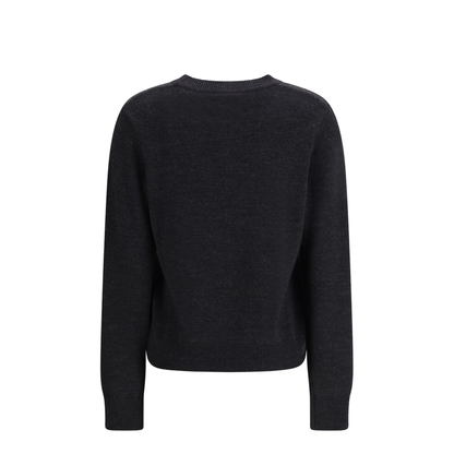 Crochet Appliqué Merino Sweater - Image 2