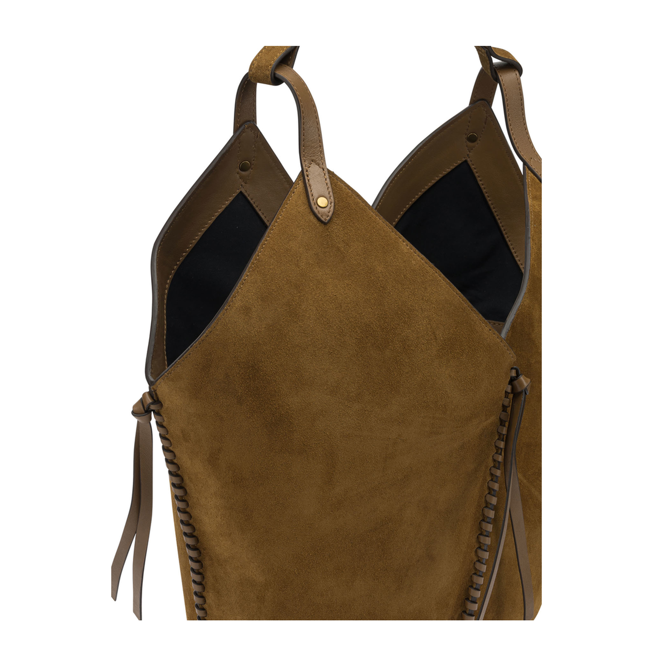 Tampa Calf Leather Shoulder Bag - Cognac - Image 4