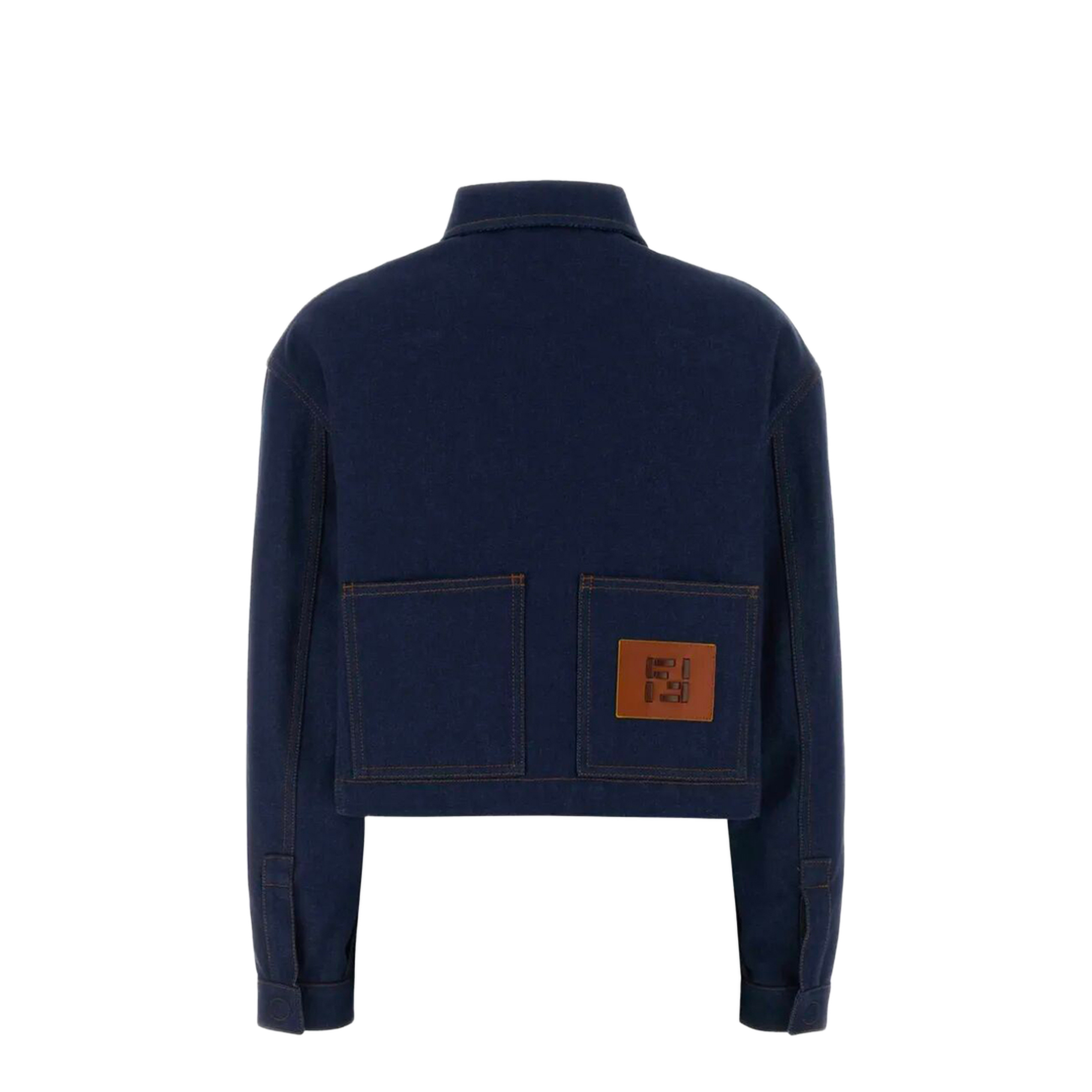 Cropped Denim Jacket - Image 2