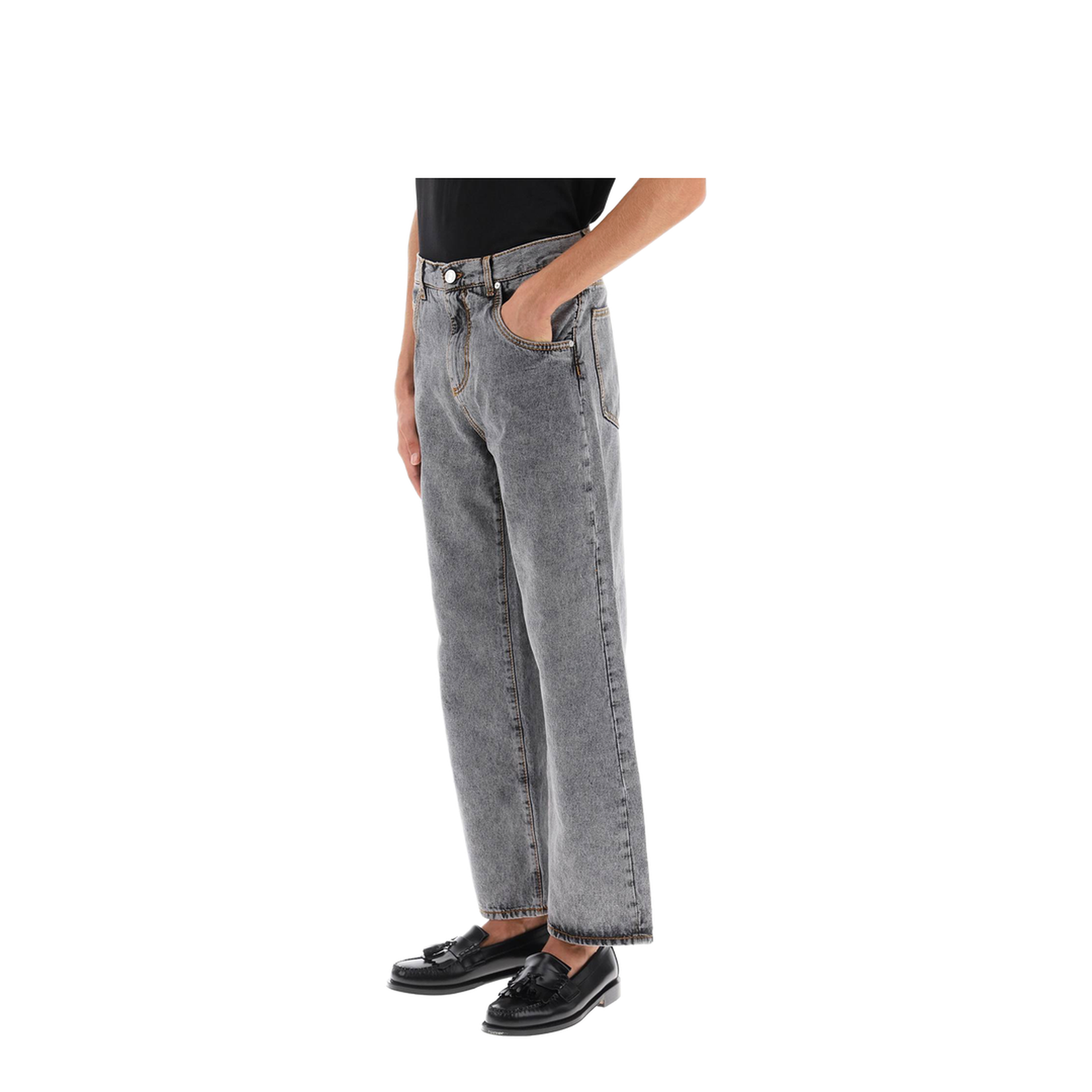 5-Pocket Straight-Leg Jeans - Image 4