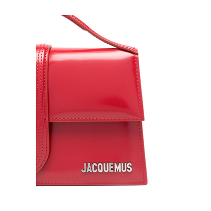 The Large Bambino Leather Top-Handle Bag - Rosso - Image 2