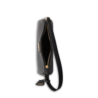 Black Re-edition Mini Saffiano Leather Bag - Image 3