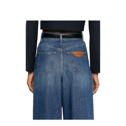 Straight Leg Jeans - Organic Cotton Wide Leg Denim Jeans - Image 5