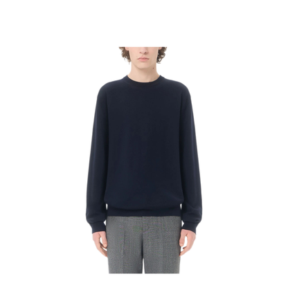 Wool Jumper with Vlogo Embroidery - Image 3