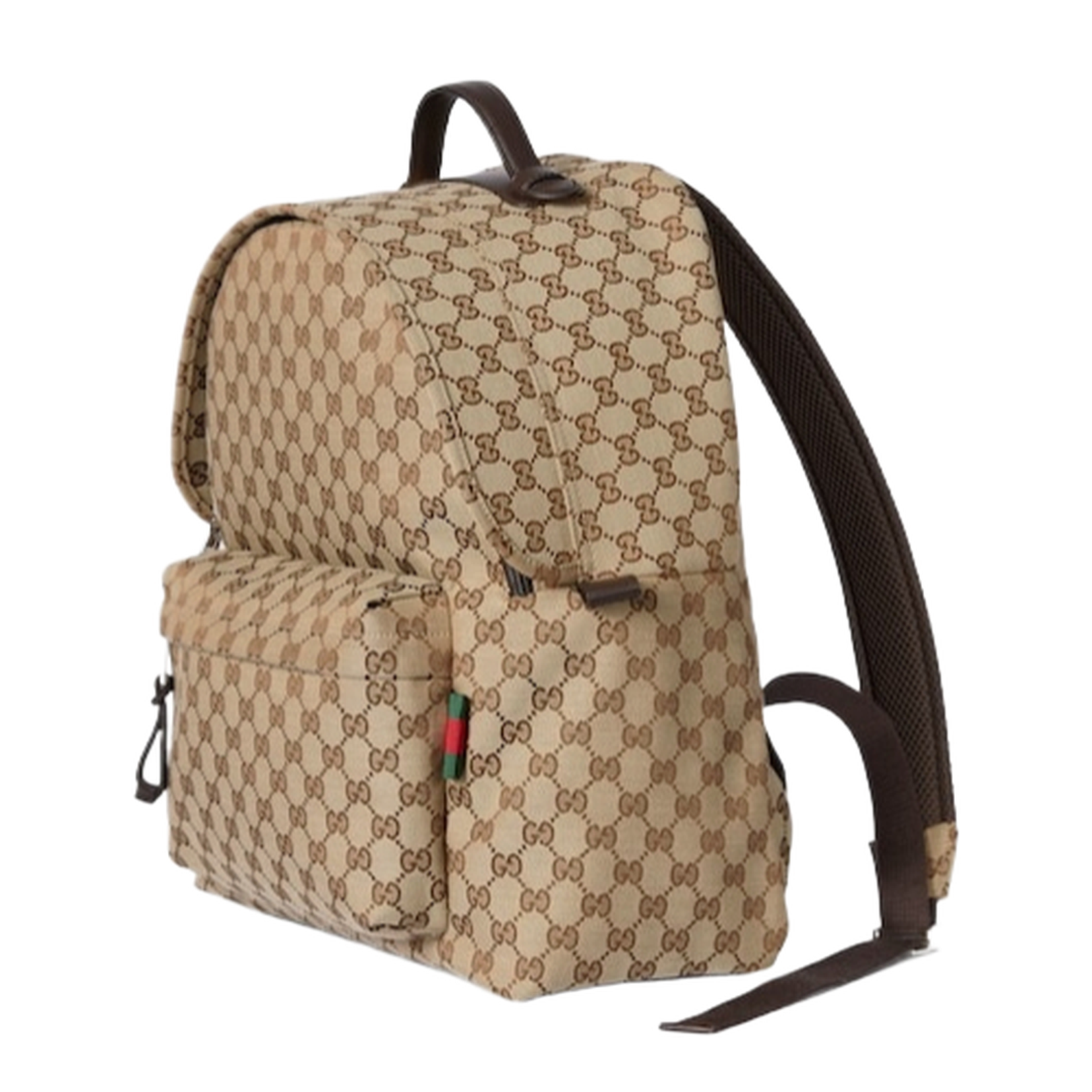 GG Canvas Medium Canvas Backpack - Beige - Image 2