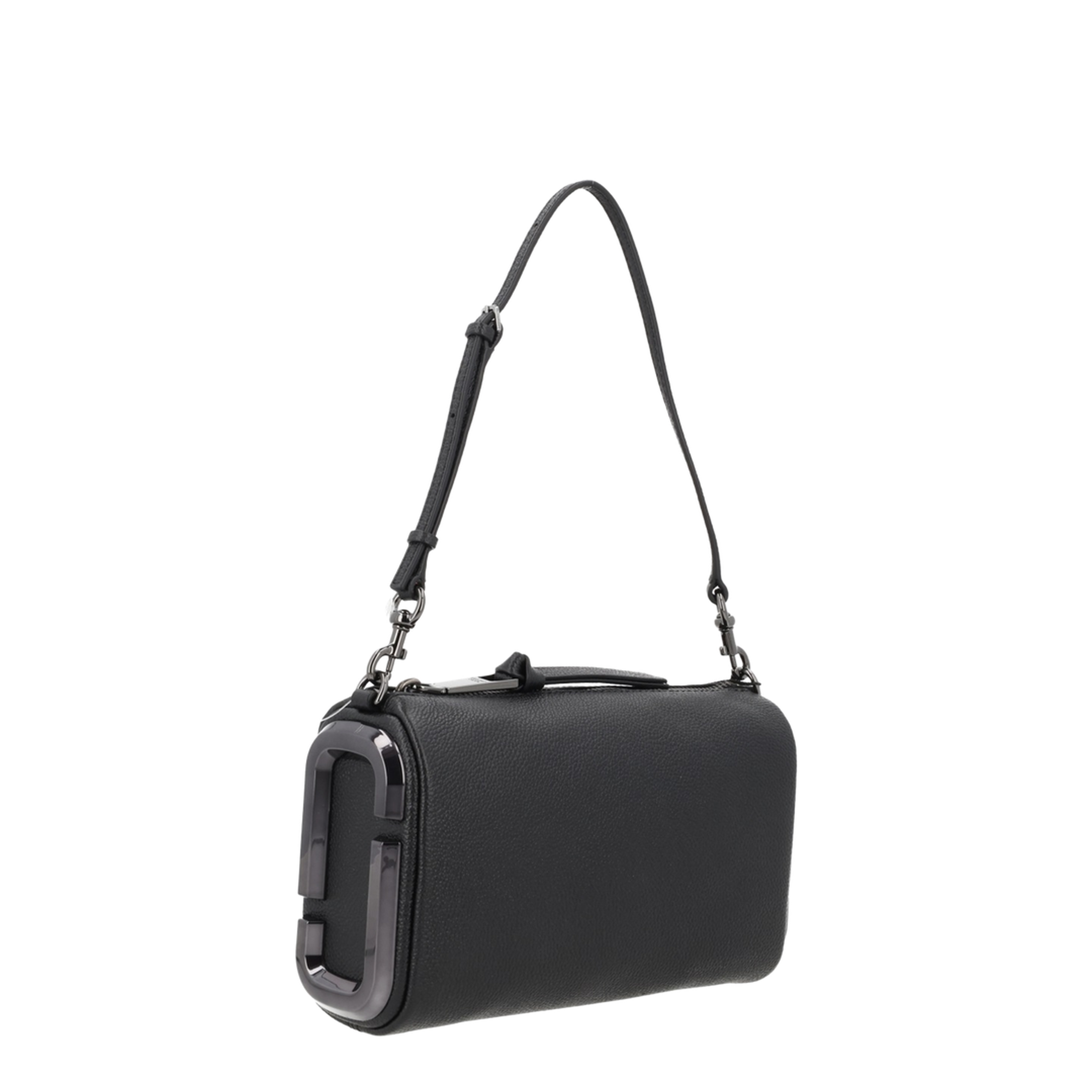 The Snapshot Calf Leather Shoulder Bag - Black - Image 3
