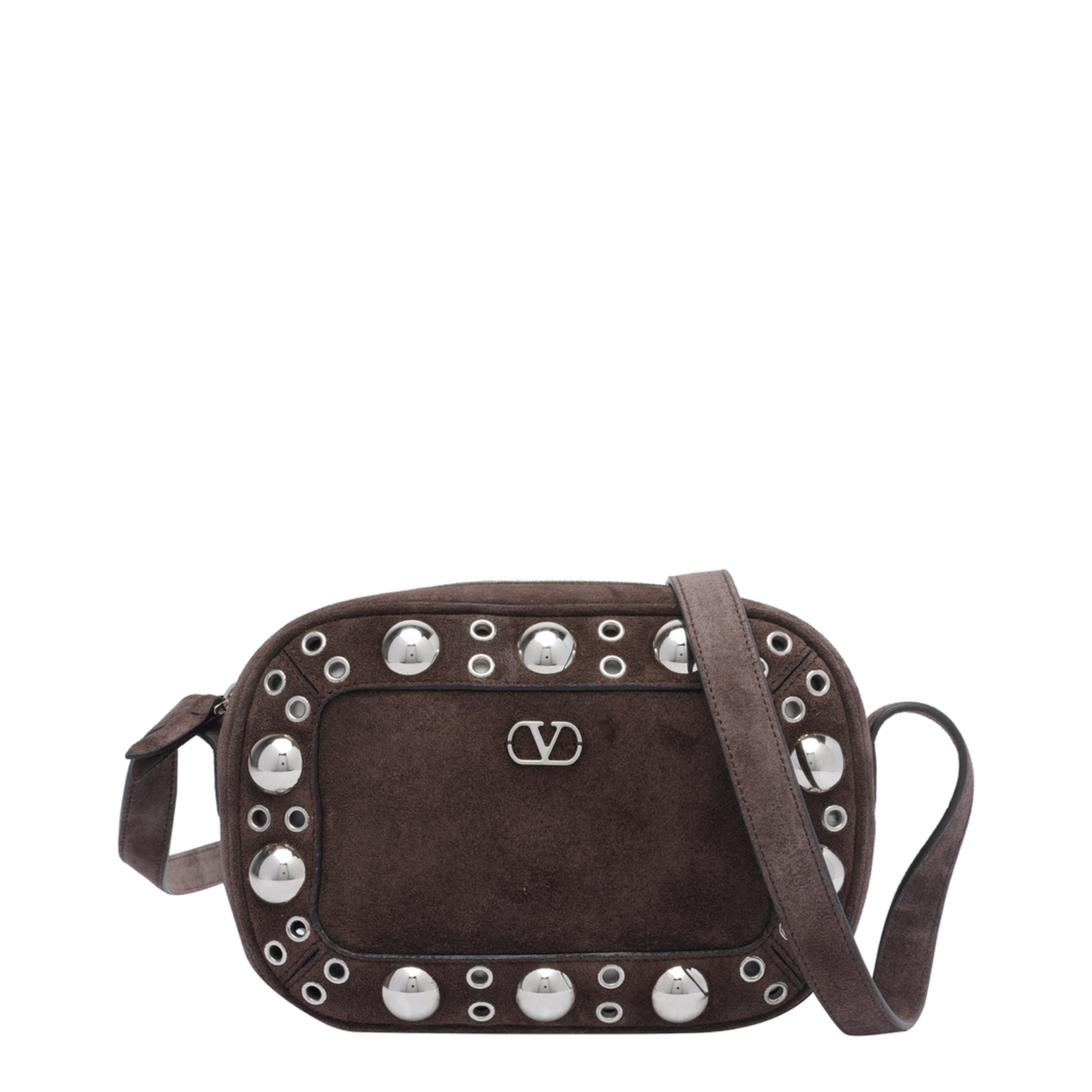 Brown Suede Nellcote Crossbody Bag - Image 1