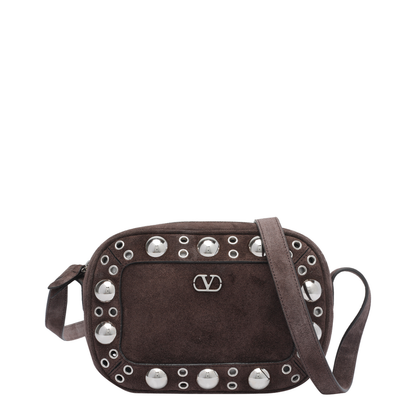 Brown Suede Nellcote Crossbody Bag - Image 1