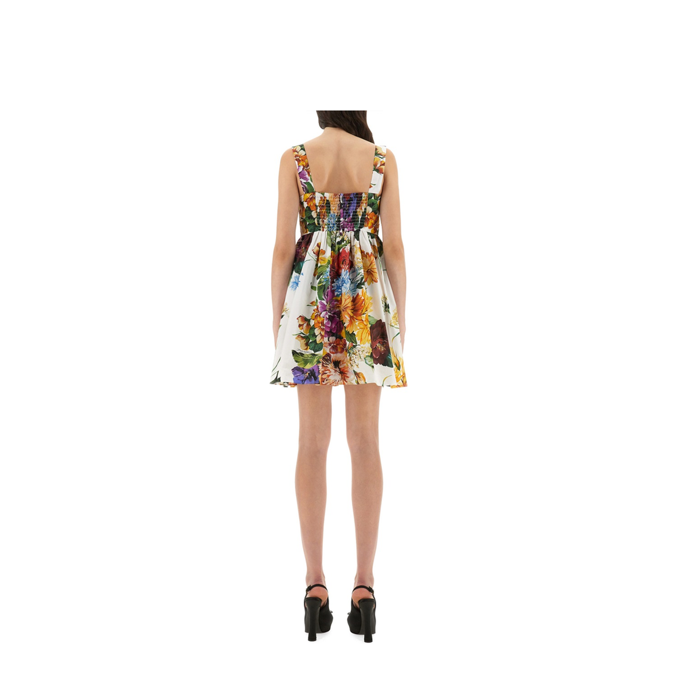 Bouquet Print Poplin Dress - Image 3