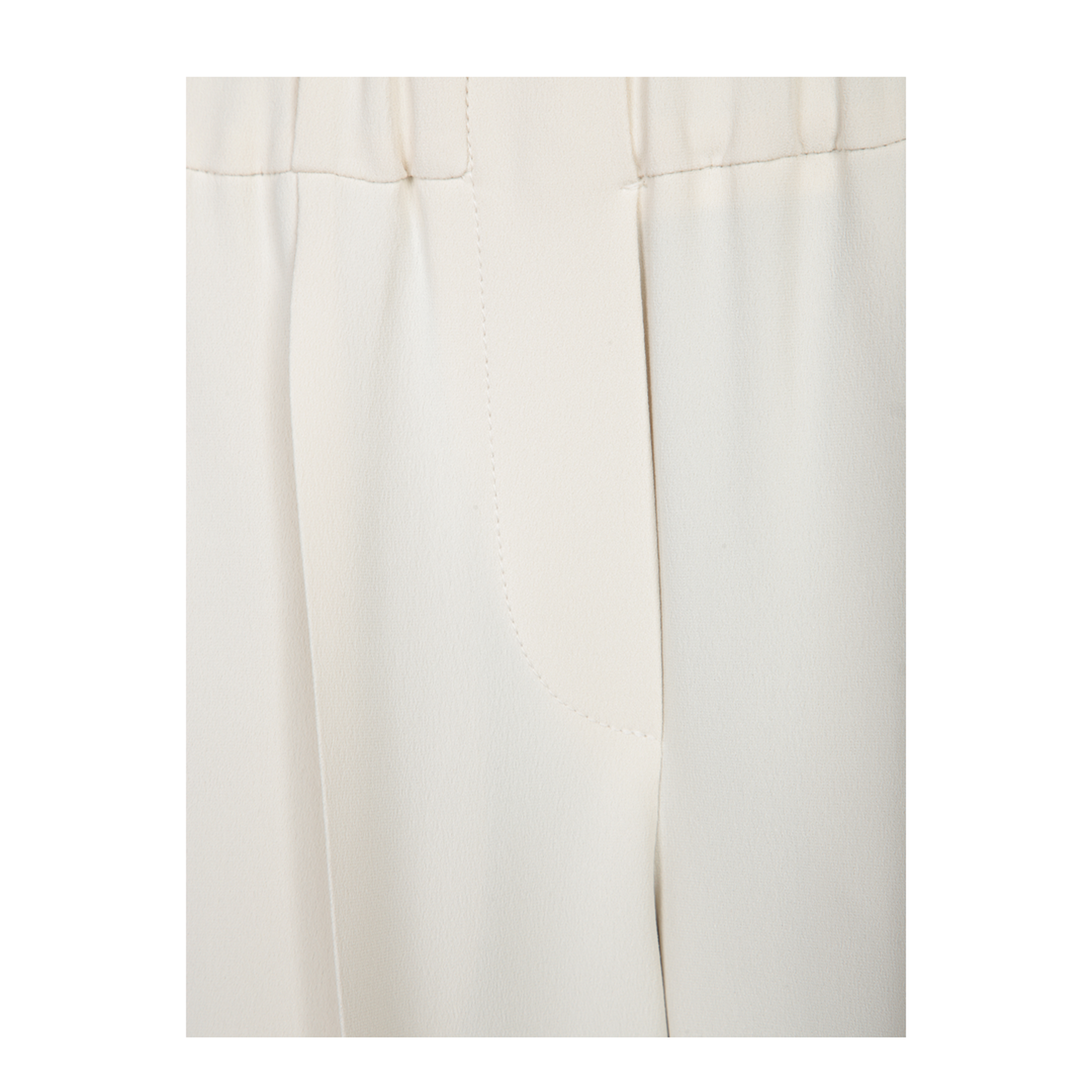 Tailored Joggers Pants in Chalk Color - Image 3