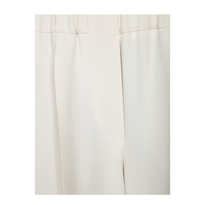 Tailored Joggers Pants in Chalk Color - Image 3