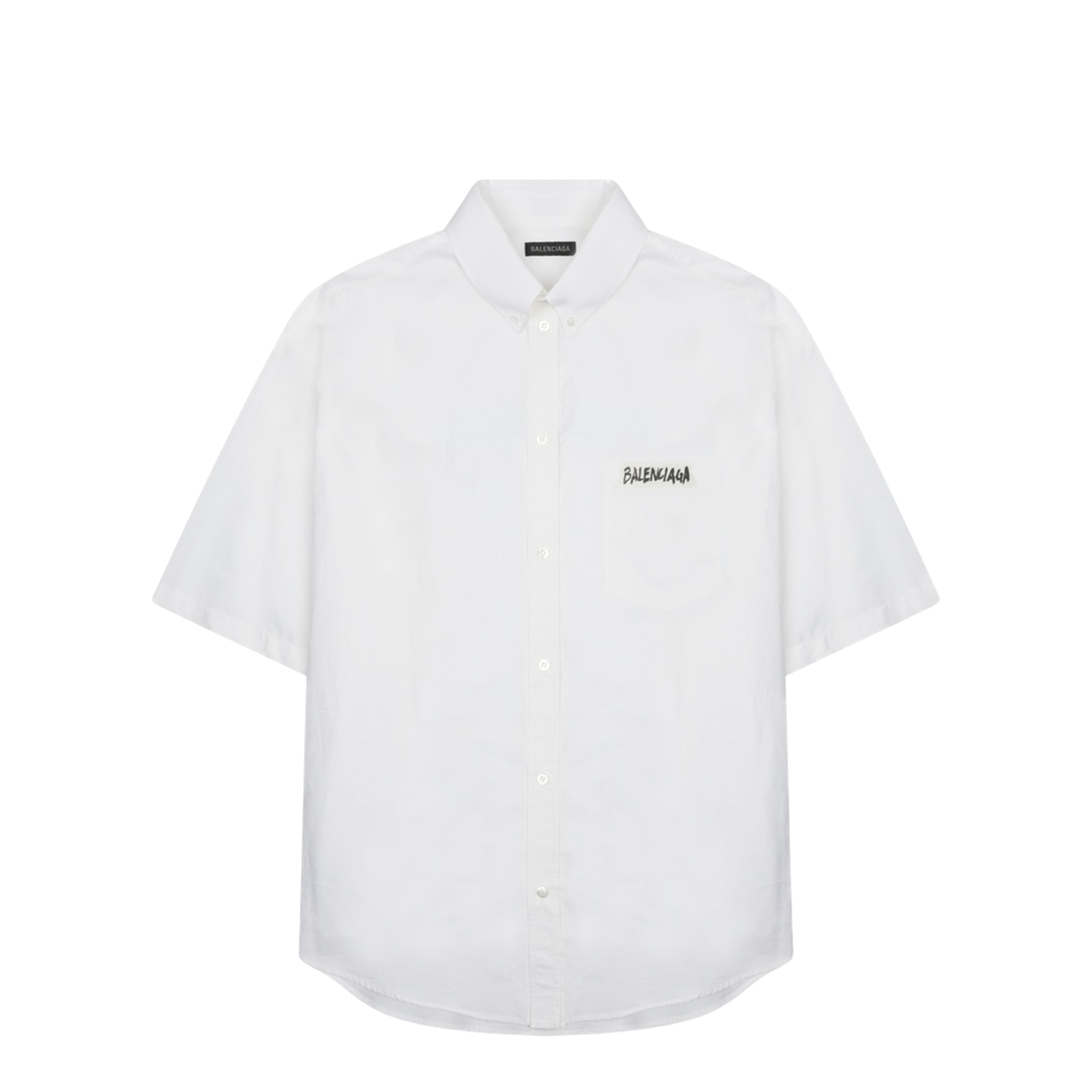 White Poplin Oversize Shirt - Image 1