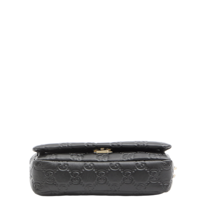 GG Milano Small Exotic Leathers Top Handle Bag - Black - Image 3