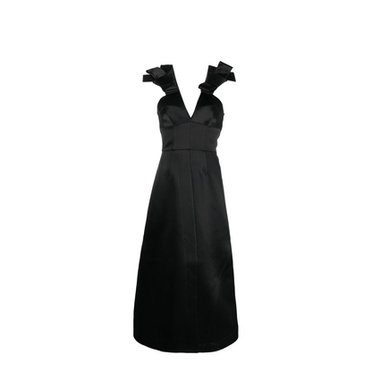 Satin Midi Dress - Image 3