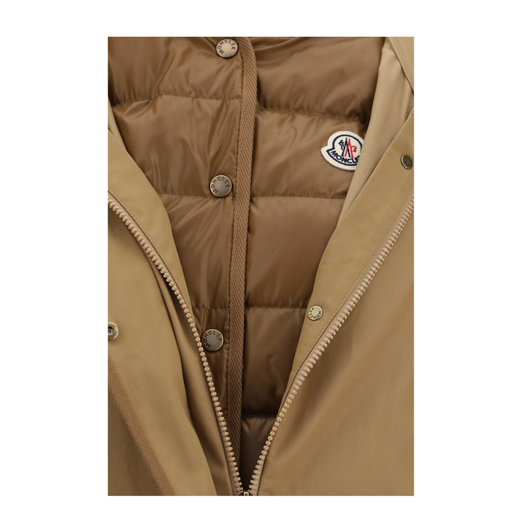 Hooded Jacket with Logo Patch - Image 3