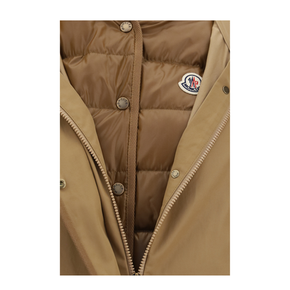 Hooded Jacket with Logo Patch - Image 3