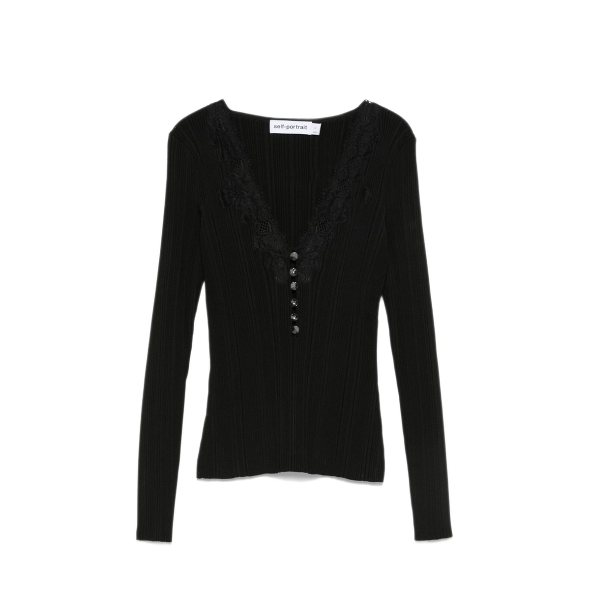 Self Portrait Sweaters Black - Image 1