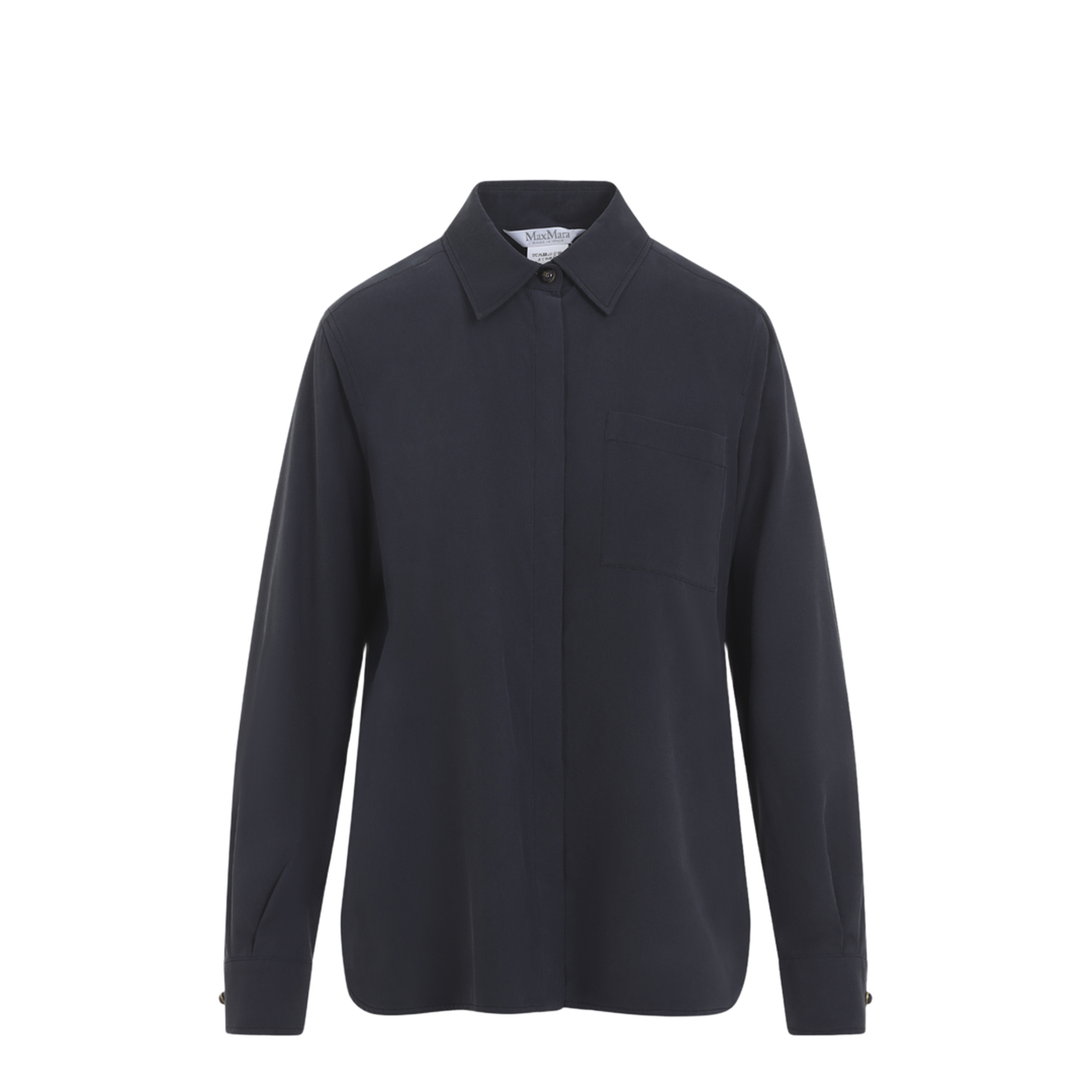 Siamese Washed Silk Shirt - Image 2