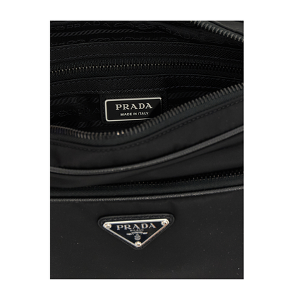 Small Re-Nylon And Saffiano Leather Shoulder Bag - Image 4