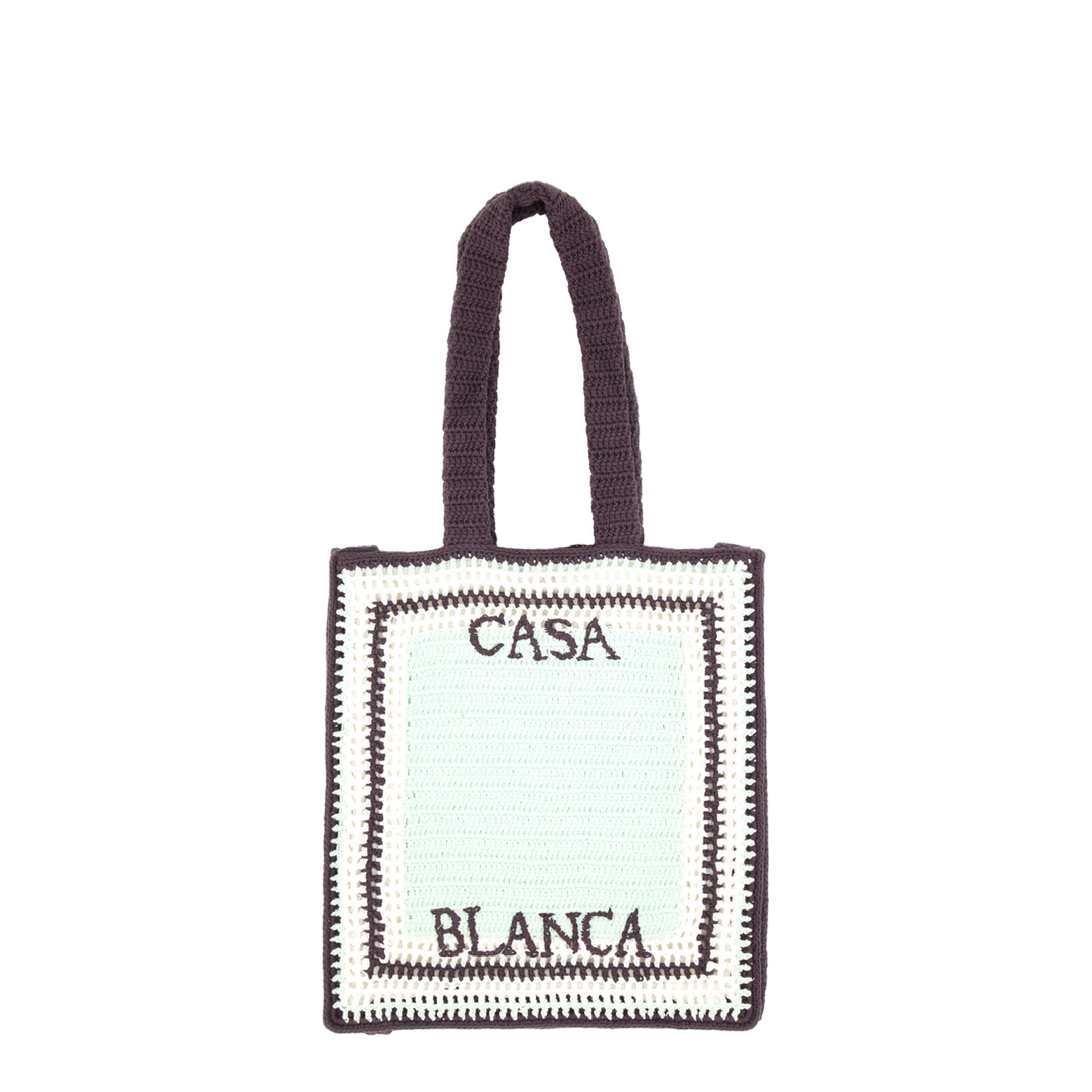 Crochet Bag with Logo - Image 1