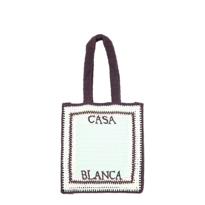 Crochet Bag with Logo - Image 1
