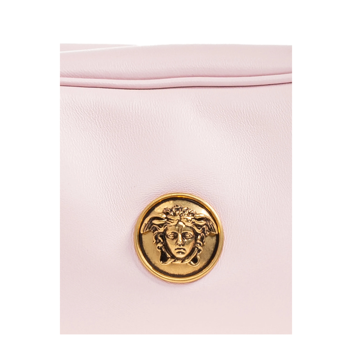 Emblème Nappa Leather Bowling Bag - Pink - Image 6