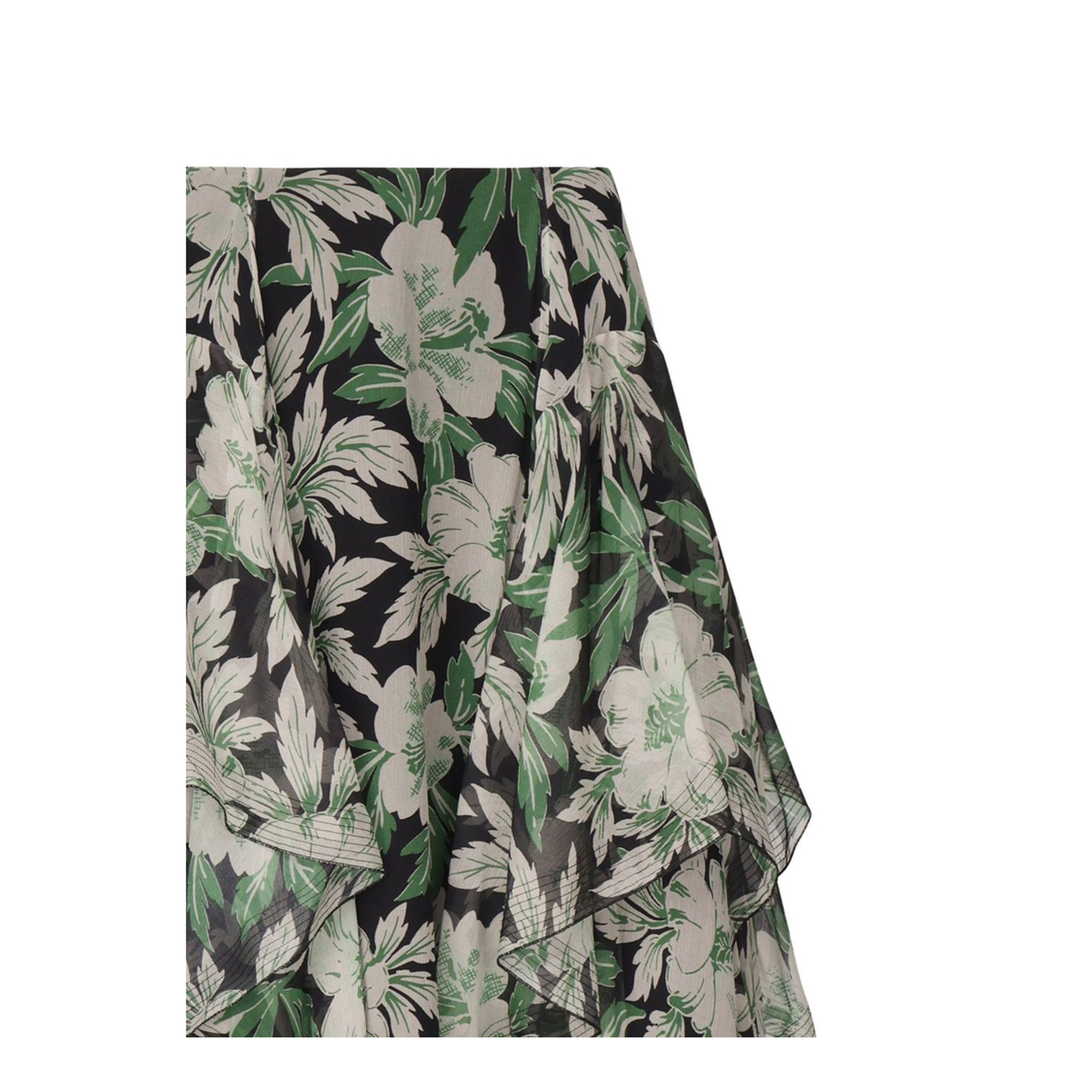 Skirt in Silk Multicolor - Image 3