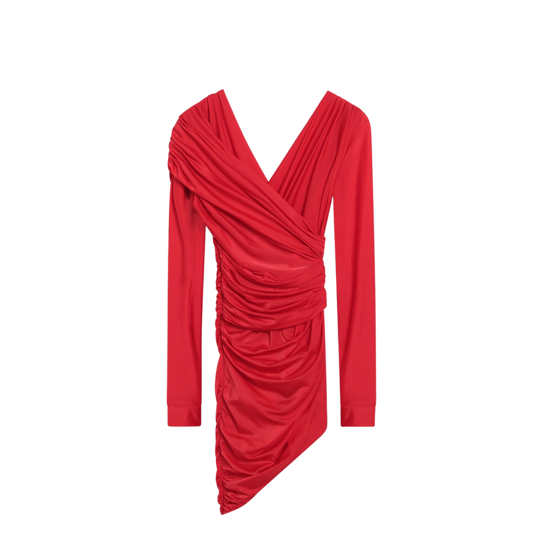 Red Stretch Jersey Mini Dress - Image 1