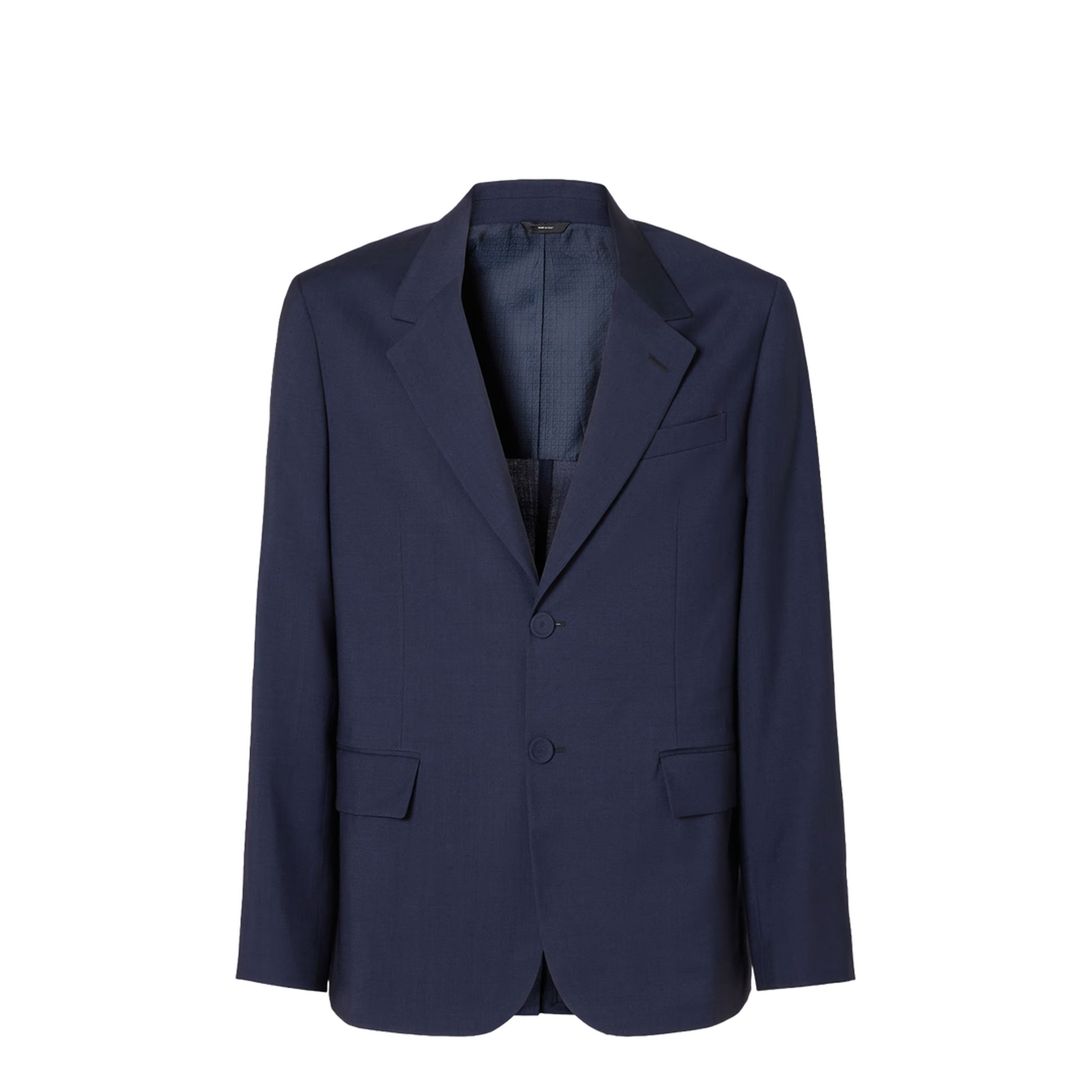 Wool Canvas Single-Breasted Blazer - Image 4