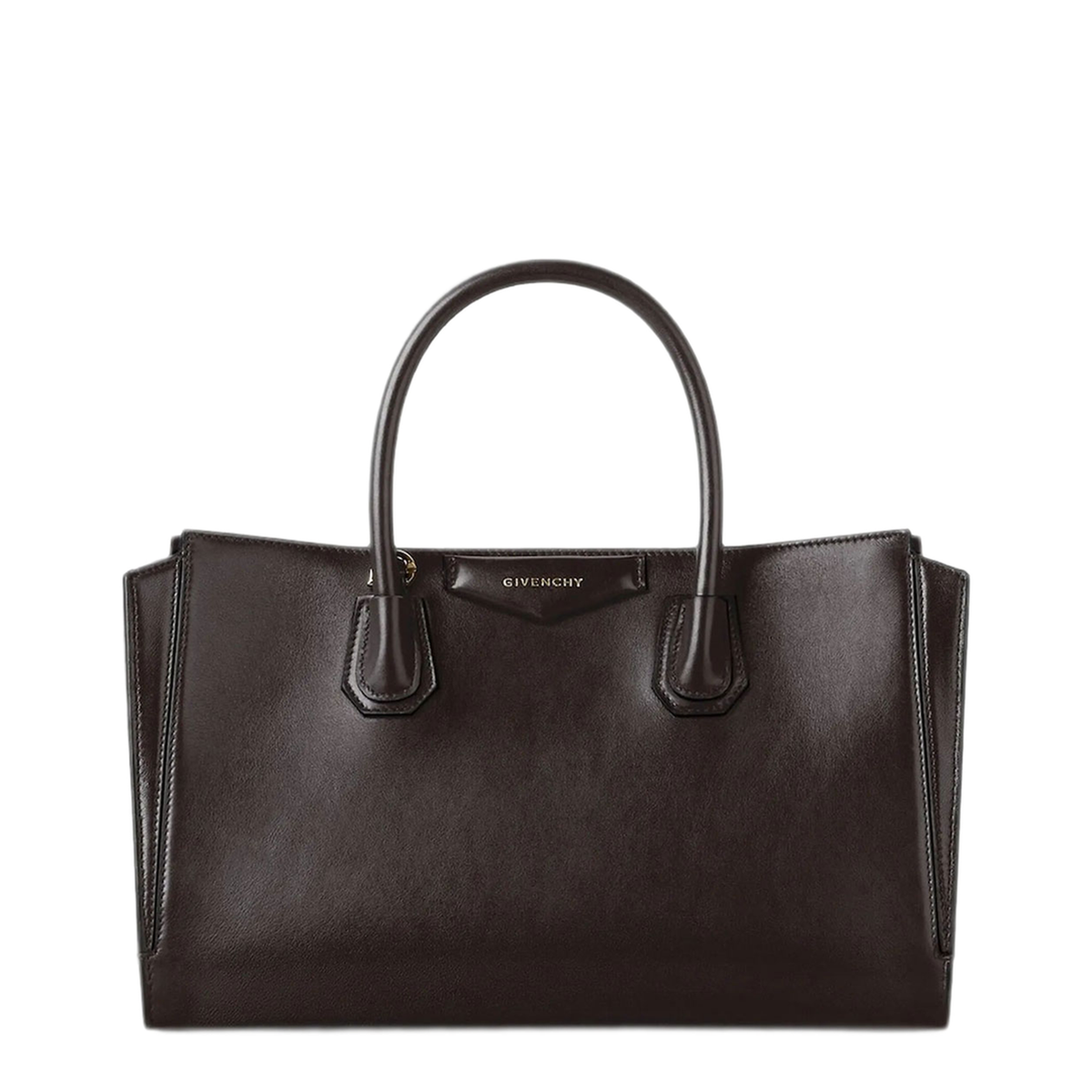 Antigona Catchall Small Calfskin Handbag - Chocolate - Image 1