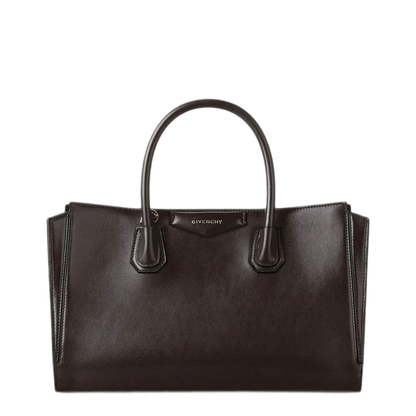 Antigona Catchall Small Calfskin Handbag - Chocolate - Image 1