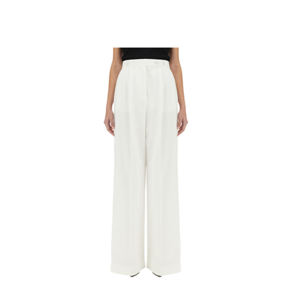 Pleated Pants - White - Image 1