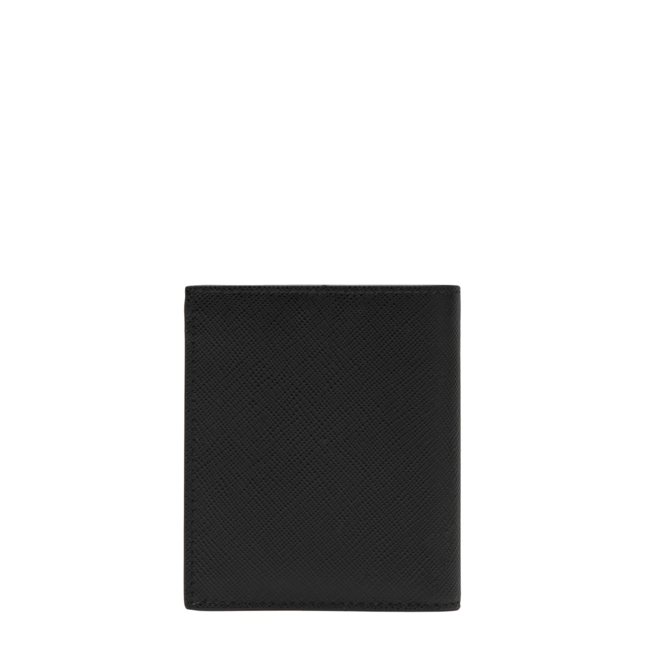 Small Black Wallet in Saffiano - Image 2