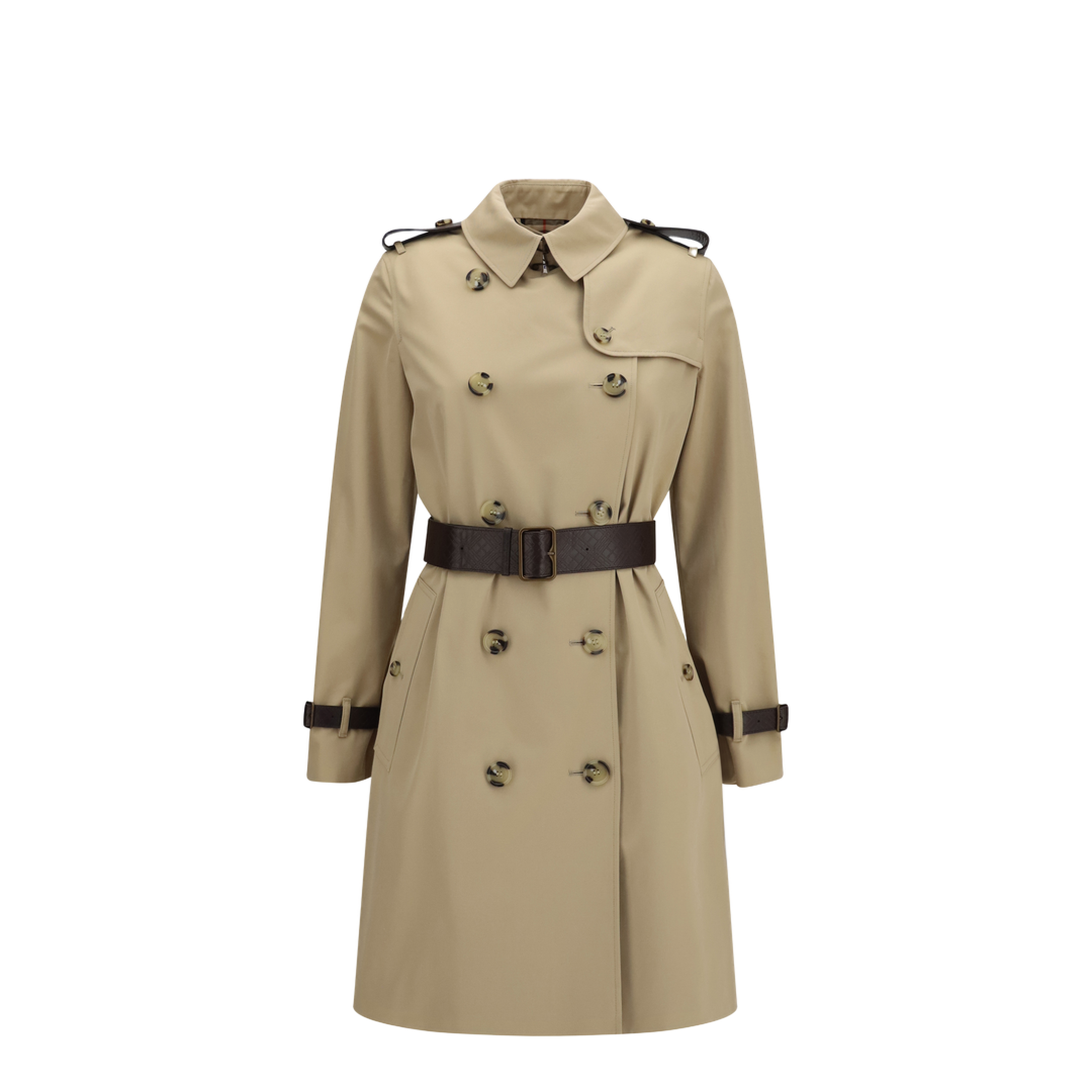 Kensington Midi Leather Trench - Image 1