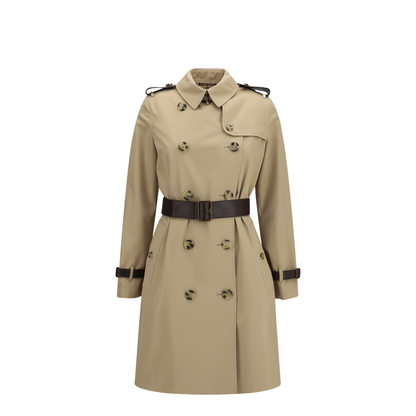 Kensington Midi Leather Trench - Image 1