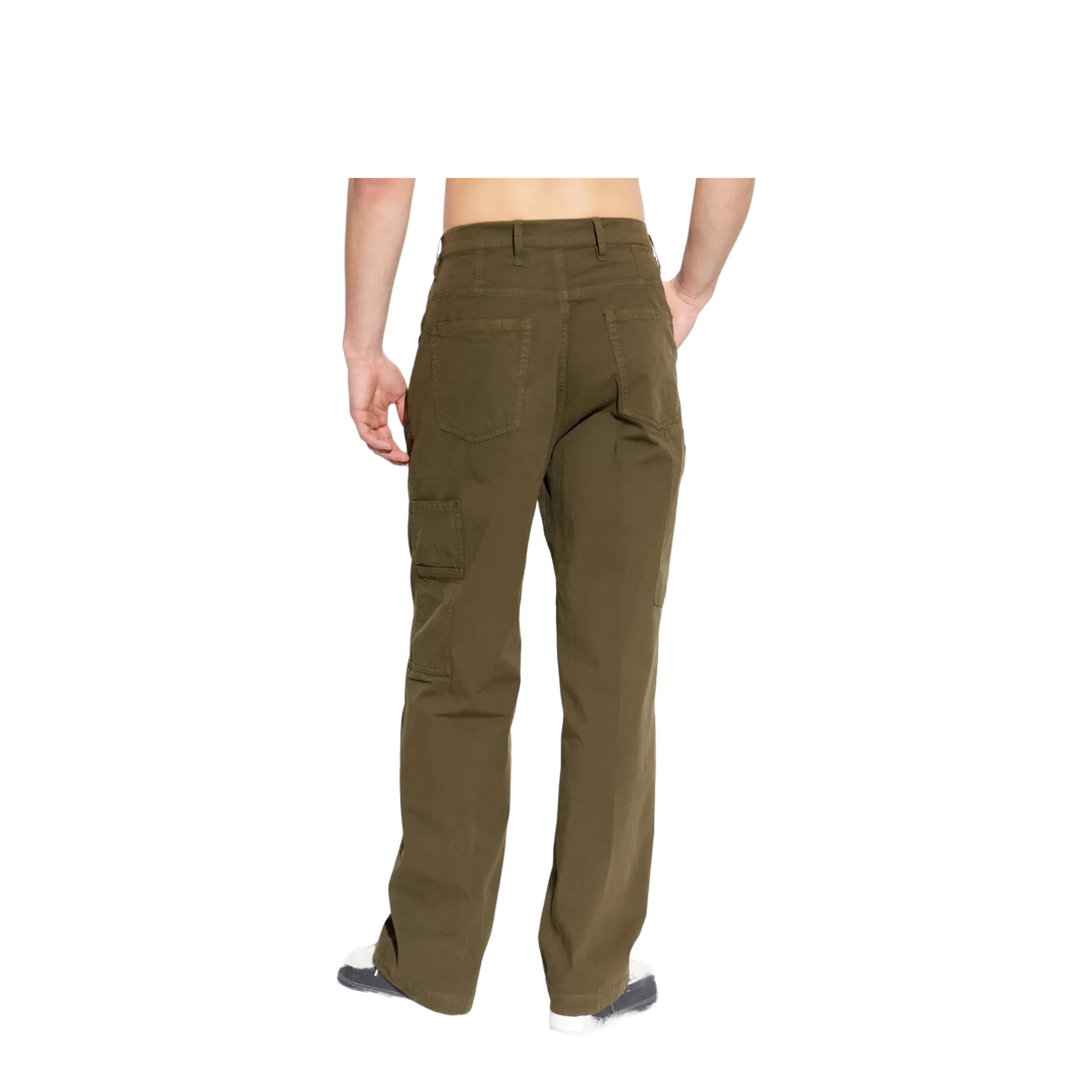 Cotton Trousers with Side Pocket - Image 3