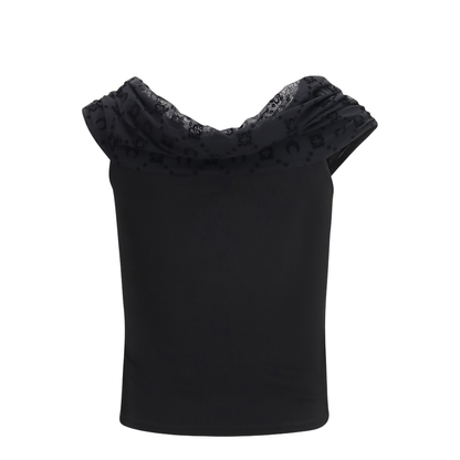Off Shoulder Draped Top - Image 2