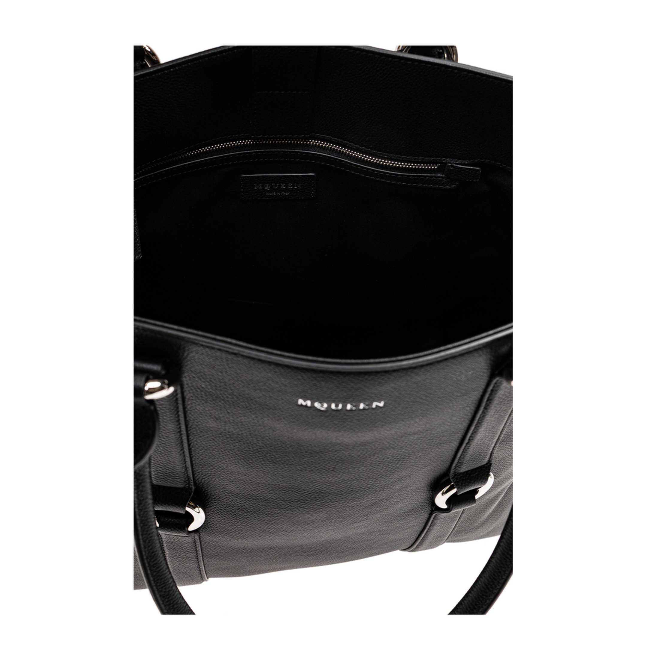 Farringdon Calfskin Shopper Bag - Black - Image 5