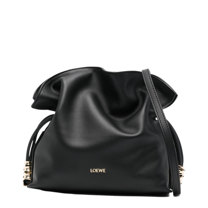 Flamenco Mini Nappa Calfskin Clutch - Black - Image 1
