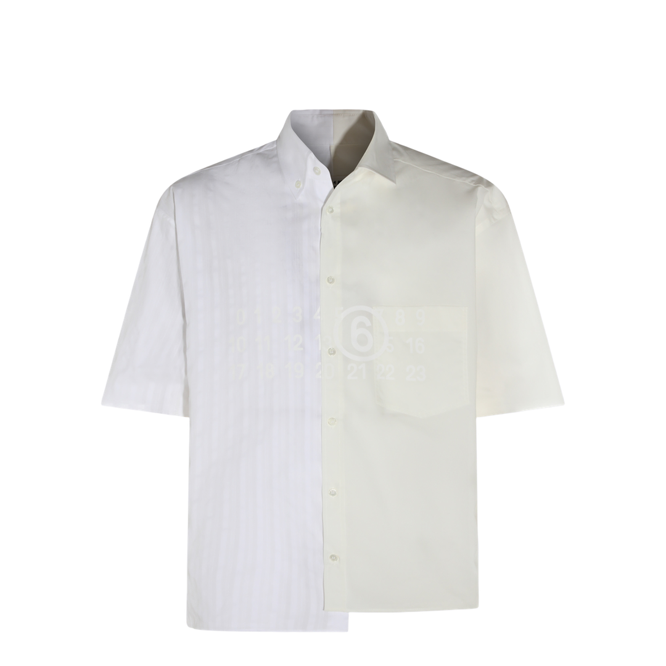 Two-tone cotton poplin shirt - Image 2