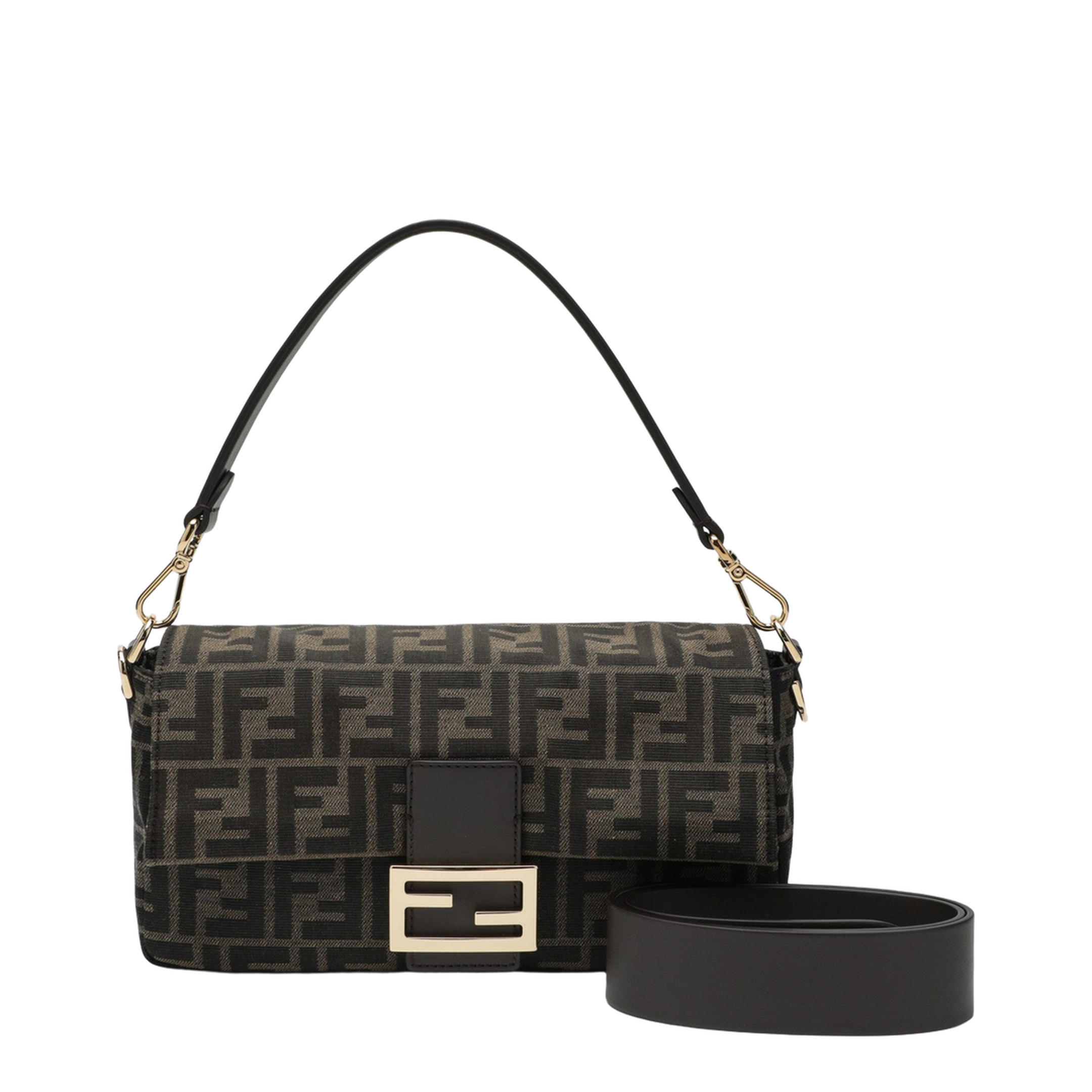 Monogram Medium Baguette Bag - Brown - Image 1