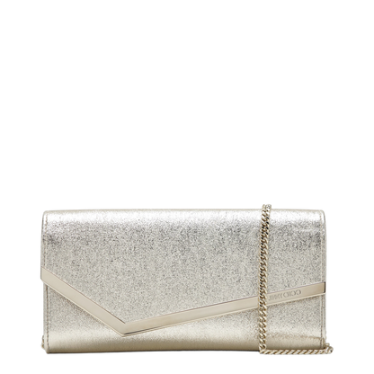 Emmie Brilliance Fabric Clutch Bag - Platinum Ice - Image 1