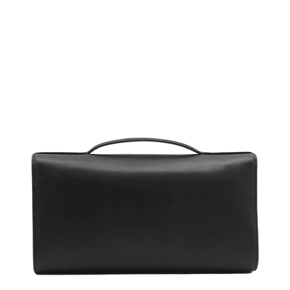 Lily Quilted Nappa Clutch - Black - Image 5