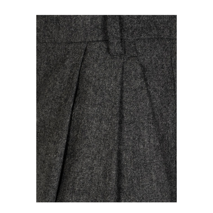 Wool Checked Trousers - Image 3